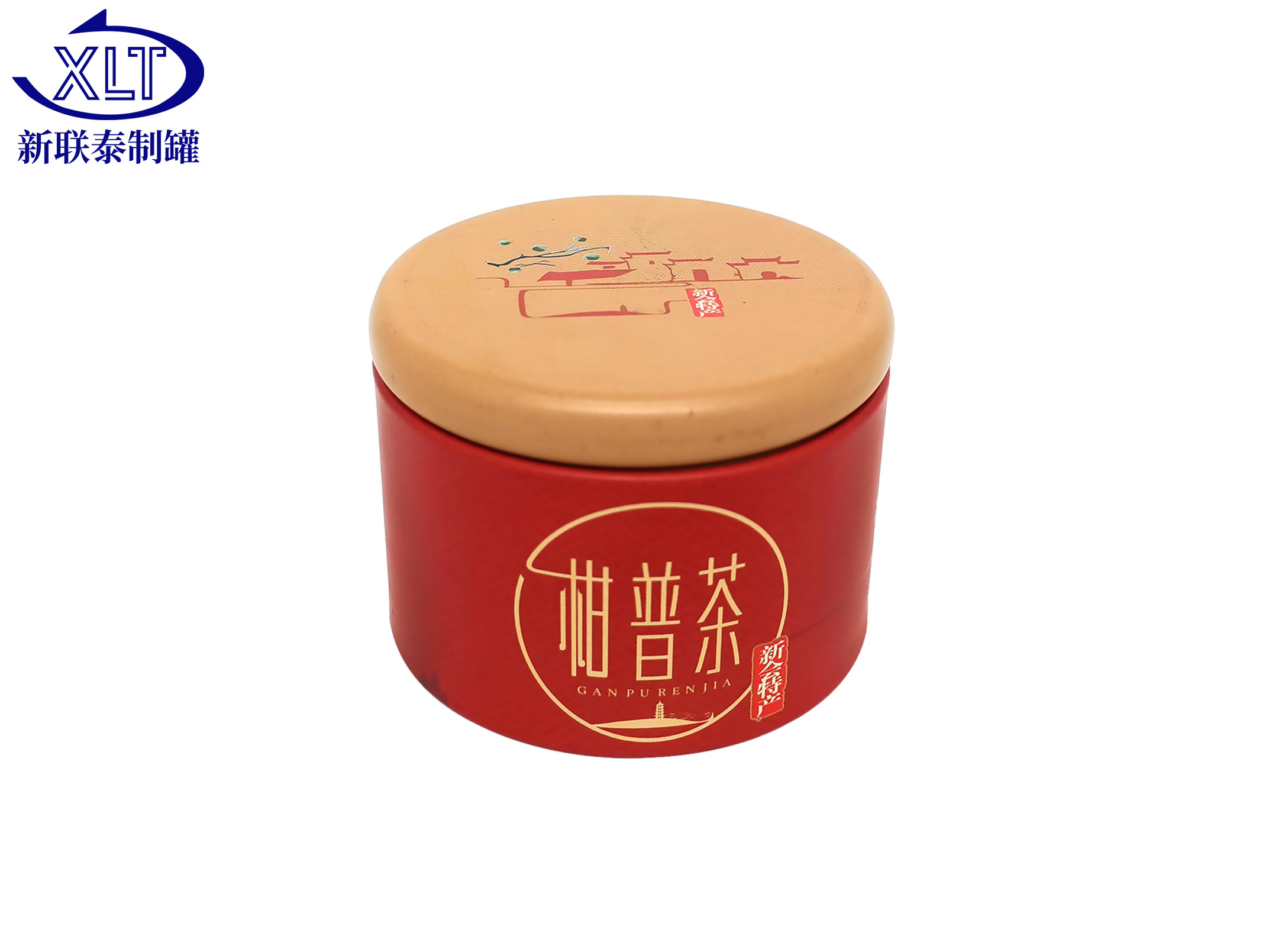 茶葉鐵罐-小茶葉圓罐Ⅱ